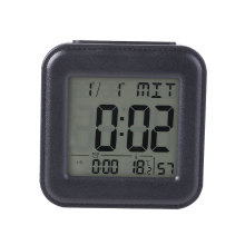 LCD Screen Table Alarm Clock with Blue Backlight