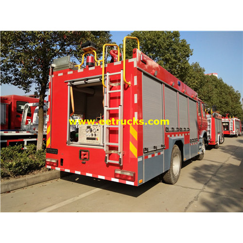 7000L 185HP Fire Rescue Tender Vehicles