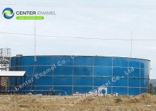 10000 Gallon Glass Lined Steel Waste Water Storage Tanks For Wastewater Treatment Plant