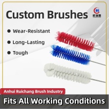 Rounded-Tip Nylon Dust Brush for Fans