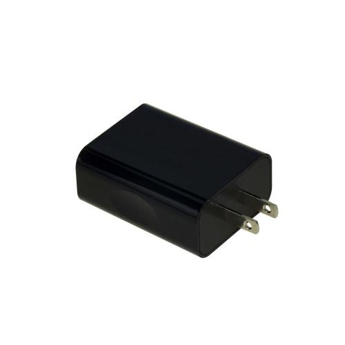 Caricabatterie da muro USB da 25W caricatore rapido nero