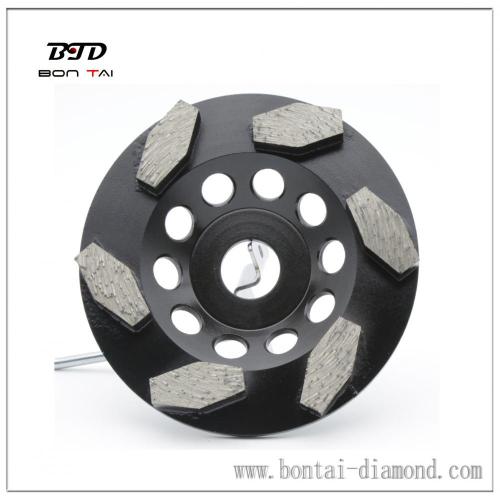 100mm 4 inch Rhombus diamond cup wheel