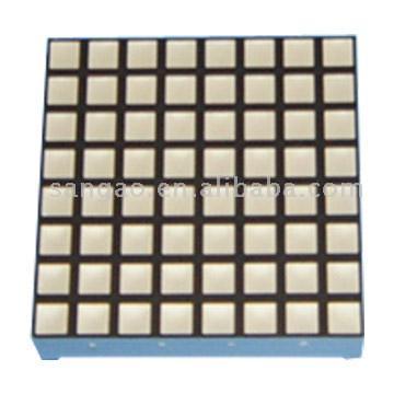 LED Dot Matrix display (square dots)