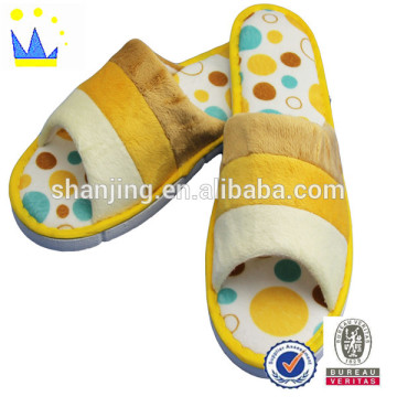 personalized latest design fleece child house bedroom slipper
