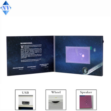 5inch video greeting card video book