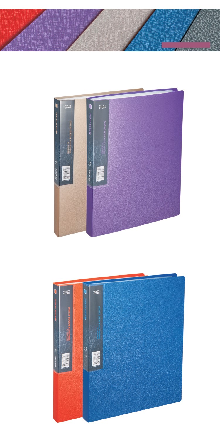 high quality New Design 60pockets A4 display book