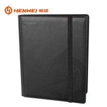 9 pockets PU rubber card book