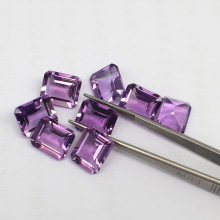 High Quality Crystal Small Octagonal Cut Amethyst