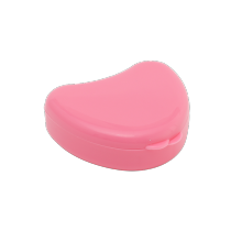 Heart-Shape Plastic Dental Orthodontic Retainer Box