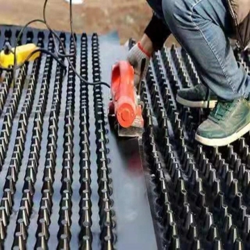 HDPE Roofing Material Drainage Board with Geotextile