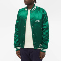 Factory Wholesale Custom Satin Baseball Varsity Jacket