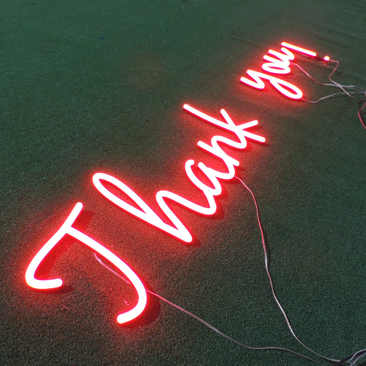 Waterproof high quality outdoor led acrylic lighting neon sign