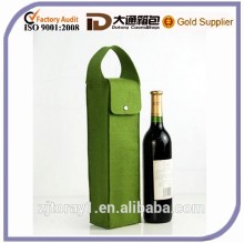 Promotional Cheap Felt Wine Bag Wine Bottle Gift Wrap Wine Tote Holder