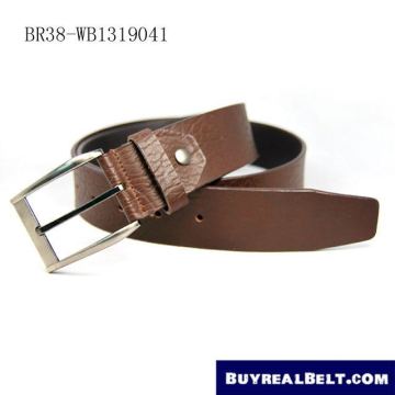 Mens genuine leather belt