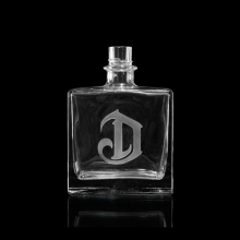 Heavy square sandblasting tequila super flint glass bottle alcohol 750ml