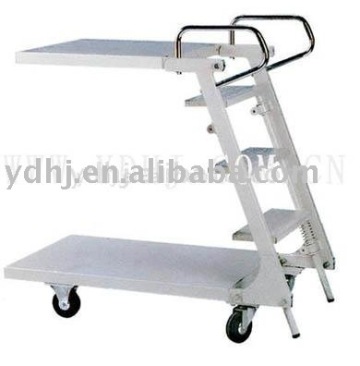 Warehouse ladder cart