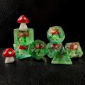 Mushroom 7PCS DND Polyhedral Dice Set, Cartoon Mushroom Dice for Role Playing Dice Games and RPG MTG Table Games