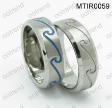 Stylish Titanium Rings, Titanium Wedding Rings,Hot sale titanium lover couple rings