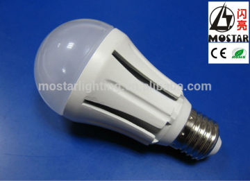 A60 7W bulb Pattern aluminum LED bulb