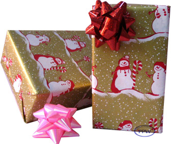 Christmas Gift wrapping paper sheets design