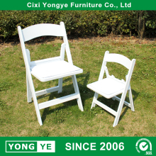 wholesale white resin folding chair for wedding reception