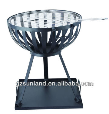 Charcoal BBQ Grill Fire Basket