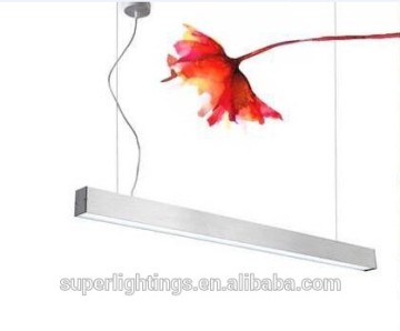 Aluminum pendant t5 fluorescent linear lighting fixture