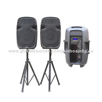 Combo speaker box with stand, cable, microphone, USB SD MP3 player & Bluetooth