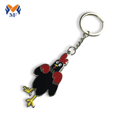 Cruth sicín saincheaptha miotail keychain cruan crua