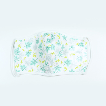 MASQUE TEXTILE FLORAL DE VACANCES