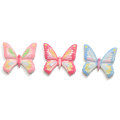 Hot Selling 100Pcs/Lot Butterfly Resin Flatback Cabochon Kawaii Butterfly Embellishment For Scrapbooking Hair Bows Craft