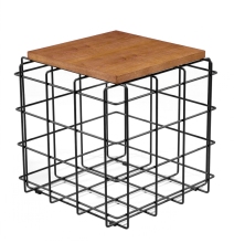 NewDesign Small Square Restaurant Coffee WoodTop Tea Tables
