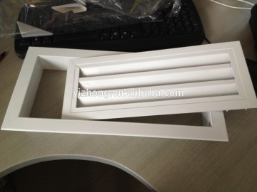 Hinged return air grille / return air grille