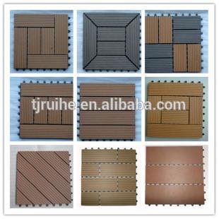 high density wpc small decorative tiles