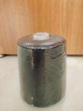 Black dyed aramid sewing thread 40S/2
