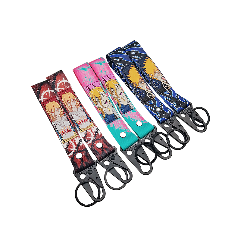 Jobo de logo Custom Anime Key Carabiner Keychain Wholesale