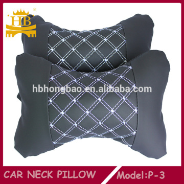Dull polish with embroidery car neck pillow/car seat pillow
