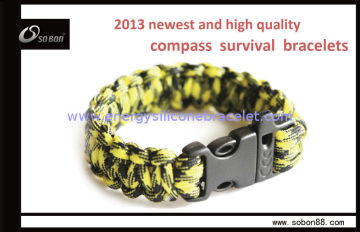 Firefighter Paracord Survival Bracelet 3 Color With Plastic Clasp