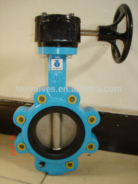 LT butterfly valve with handwheel