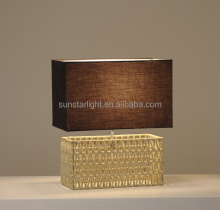 Decorative Rattan Wicker Table Lamps with Ceiling Lights