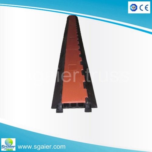3 channels rubber Cable Protector Ramp factory selling