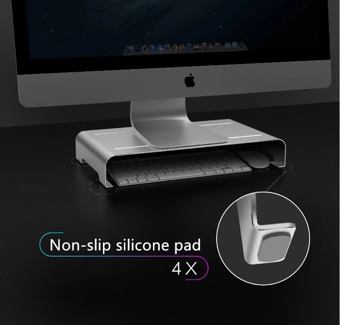 Lz-001 Aluminum Alloy Desktop Computer Monitor Riser Stand