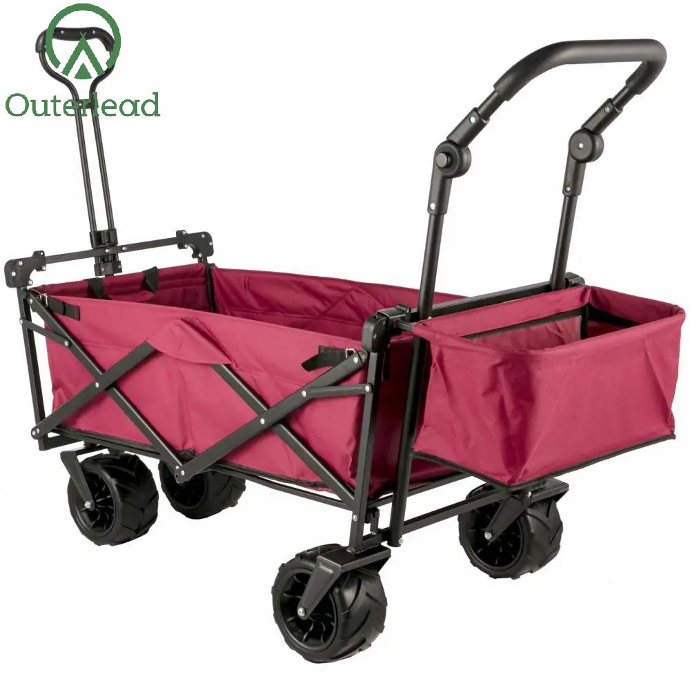 Collapsible Beach Wagon With Canopy 6 Jpg