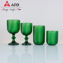 Flutes Tabletop Clear Vintage StemWare Premium Goblet Glass