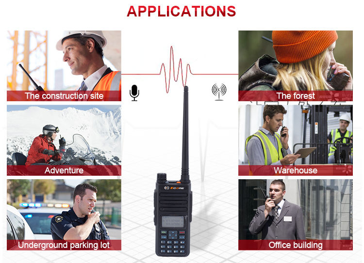 محمولة 5W UHF أو VHF Digital Walkie Talkie مع GPS للبيع