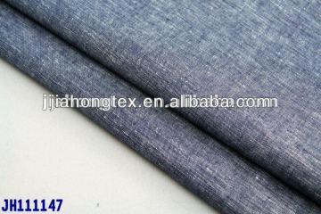 100% cotton indigo chambray fabric for shirting