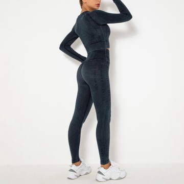 long sleeve and leggings workout set