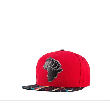 Mapa adhesivo bordado gorra plana gorra de béisbol