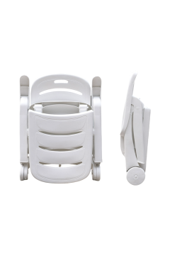 Sitting and lying plastic outdoor beach chair