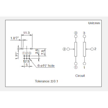 RK09L Serie Roterende potentiometer